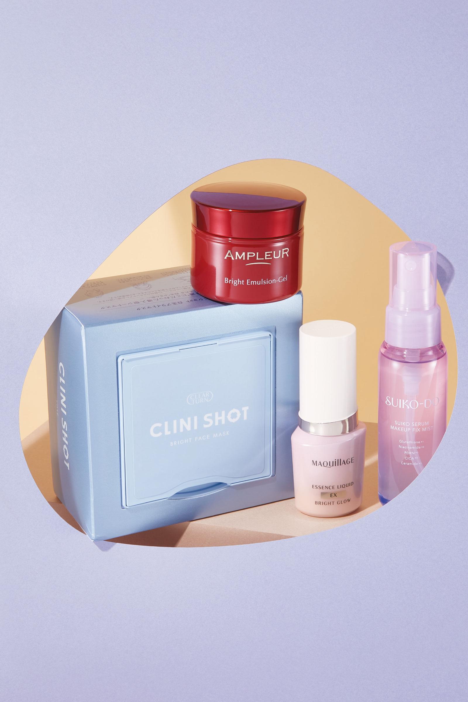 スキンケアでもメイク中も。“グルタチオン”で白玉肌に一直線！